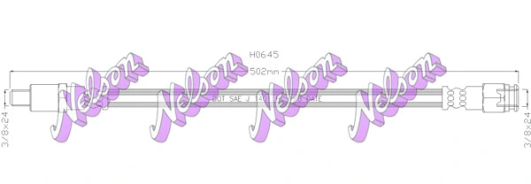 Brake Hose (H0645)