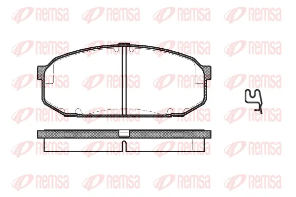 Brake Pad Set, disc brake (0504 02)