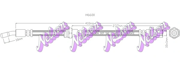 Brake Hose (H6600)
