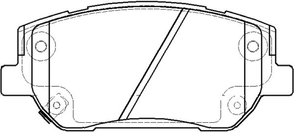 Brake Pad Set, disc brake (1910 02)