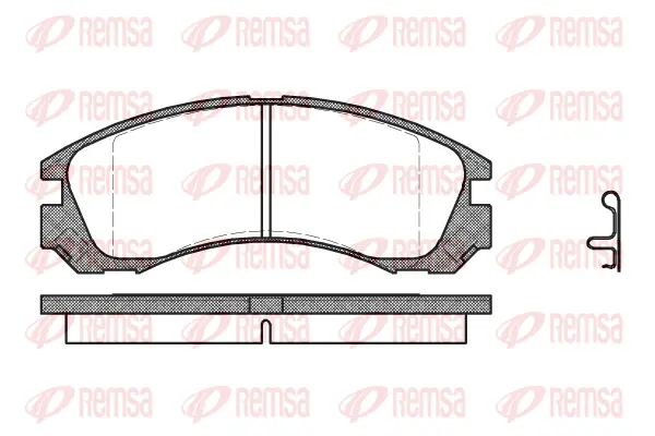 Brake Pad Set, disc brake (0354 22)