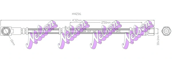 Brake Hose (H4216)