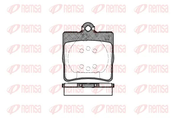 Brake Pad Set, disc brake (0678 00)