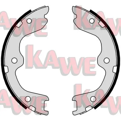 Brake Shoe Set, parking brake (09740)
