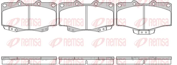 Brake Pad Set, disc brake (0315 14)