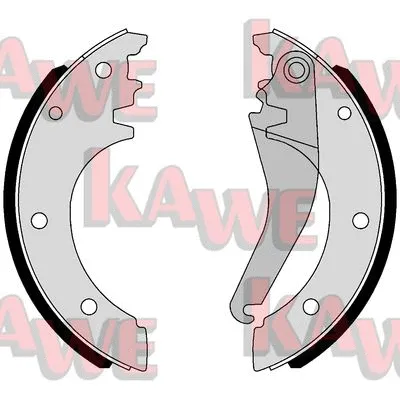 Brake Shoe Set, parking brake (01052)