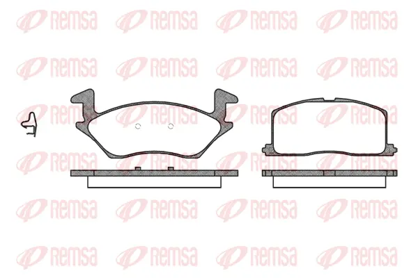 Brake Pad Set, disc brake (0332 02)