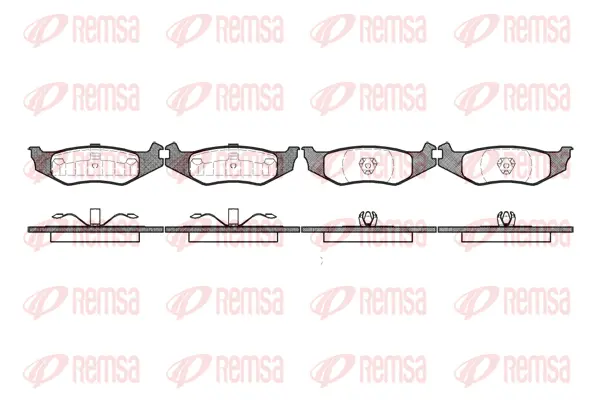 Brake Pad Set, disc brake (0493 00)