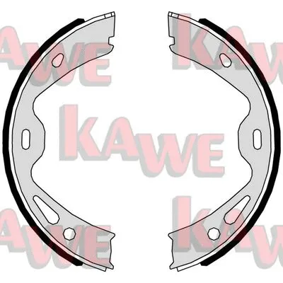Brake Shoe Set, parking brake (01119)