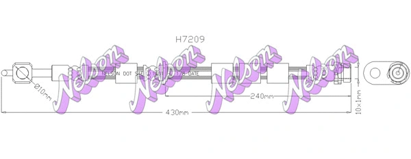 Brake Hose (H7209)