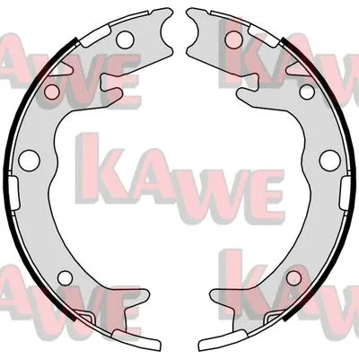 Brake Shoe Set, parking brake (09790)