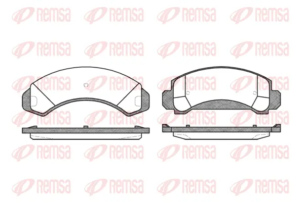 Brake Pad Set, disc brake (0454 00)
