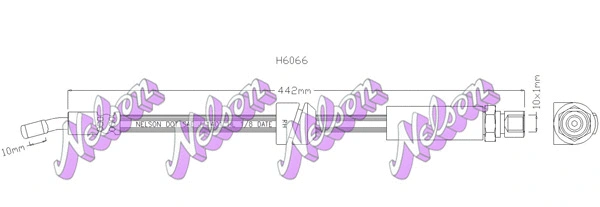 Brake Hose (H6066)