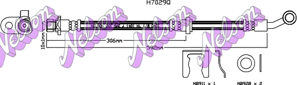 Brake Hose (H7029Q)