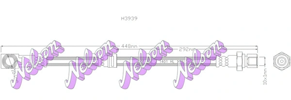 Brake Hose (H3939)