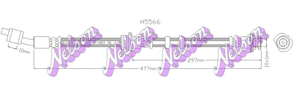 Brake Hose (H5566)