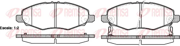 Brake Pad Set, disc brake (1235 02)