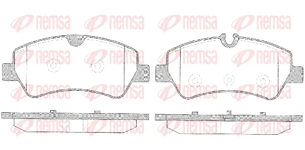 Brake Pad Set, disc brake (1521 00)