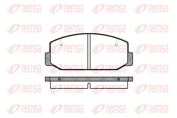 Brake Pad Set, disc brake (0075 40)