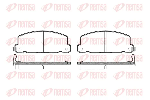 Brake Pad Set, disc brake (0181 04)