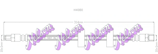 Brake Hose (H4080)