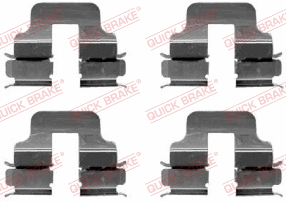 Accessory Kit, disc brake pad (109-1247)