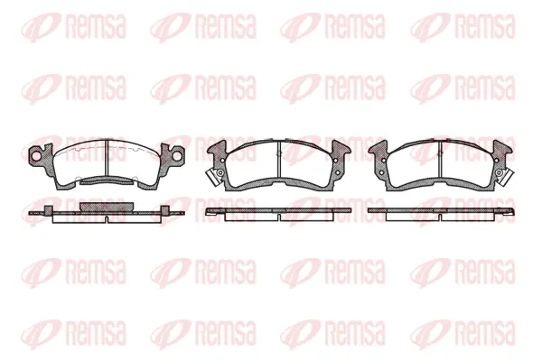 Brake Pad Set, disc brake (0510 00)