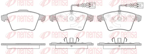 Brake Pad Set, disc brake (1045 22)