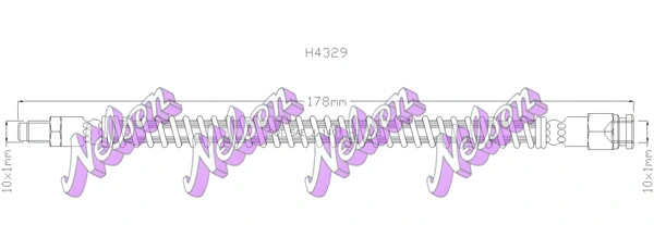 Brake Hose (H4329)