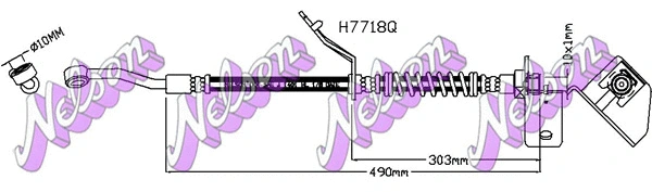 Brake Hose (H7718Q)