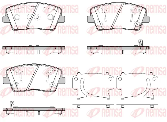 Brake Pad Set, disc brake (1811 02)