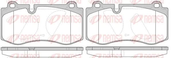 Brake Pad Set, disc brake (1202 10)