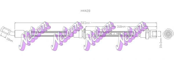 Brake Hose (H4428)
