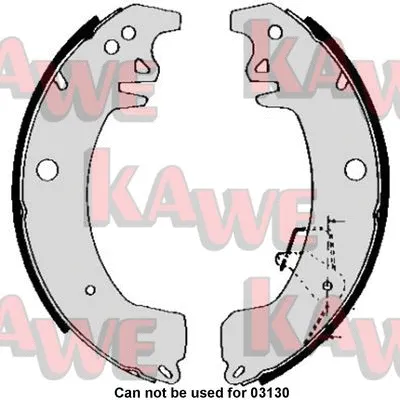 Brake Shoe Set (05090)
