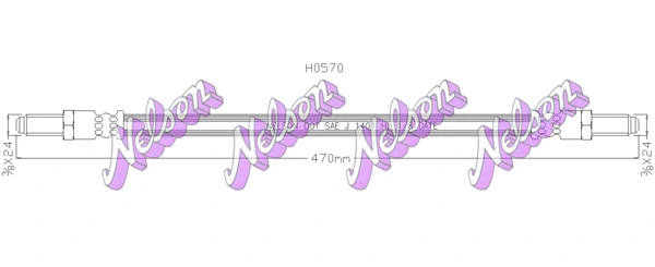 Brake Hose (H0570)