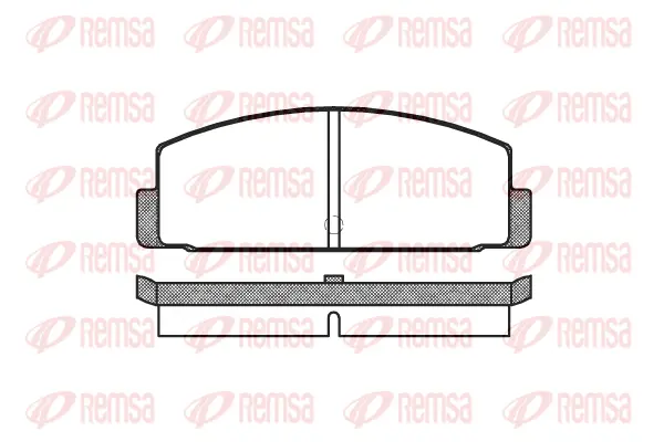 Brake Pad Set, disc brake (0100 00)