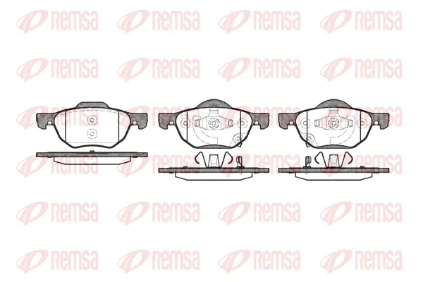 Brake Pad Set, disc brake (1068 02)
