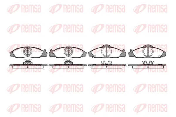 Brake Pad Set, disc brake (0624 12)