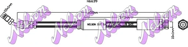 Brake Hose (H6639)