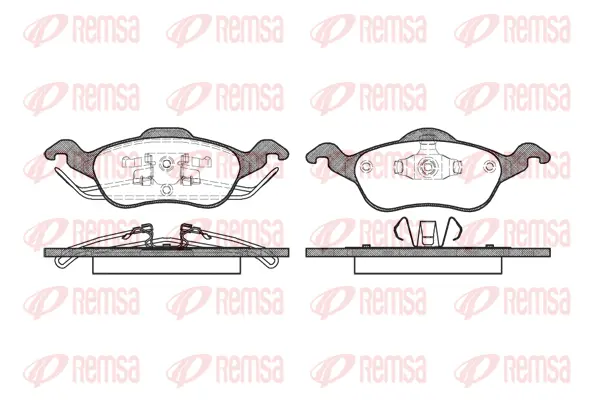 Brake Pad Set, disc brake (0691 00)