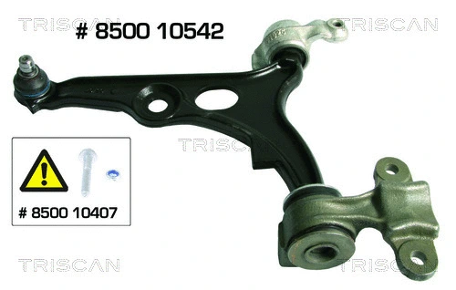 Control/Trailing Arm, wheel suspension (8500 10542)