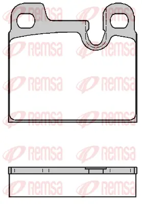 Brake Pad Set, disc brake (0015 00)