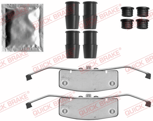 Accessory Kit, disc brake pad (109-1837)