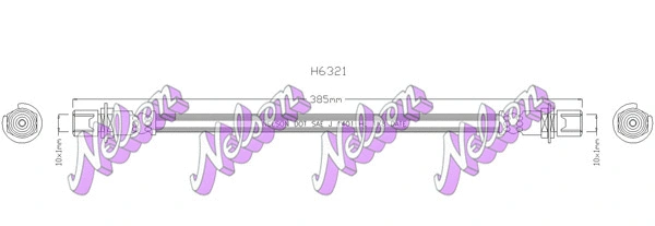 Brake Hose (H6321)
