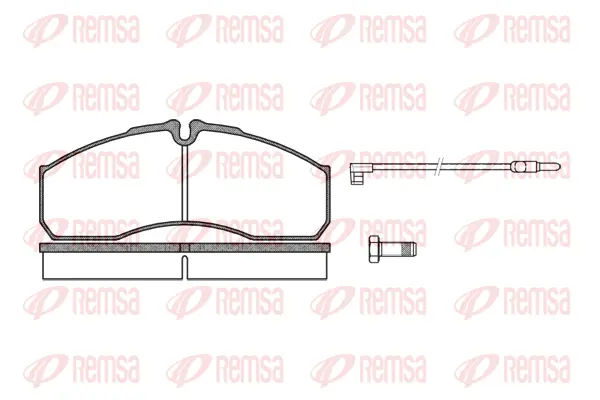 Brake Pad Set, disc brake (0651 12)