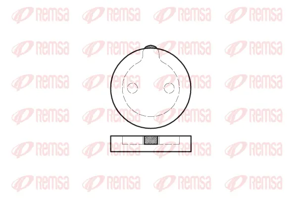Brake Pad Set, disc brake (0089 00)