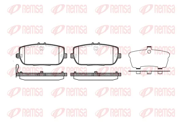 Brake Pad Set, disc brake (1190 01)