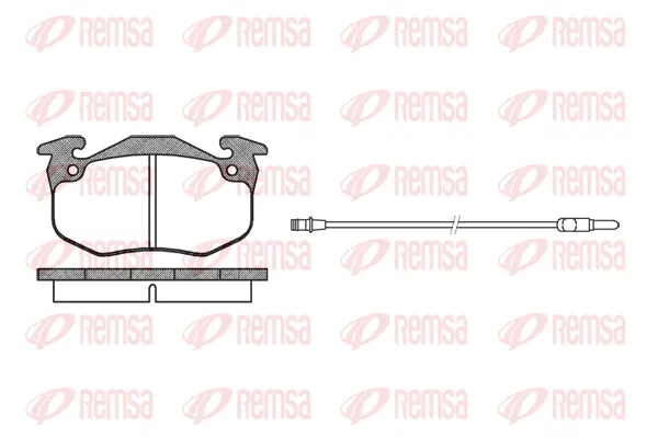 Brake Pad Set, disc brake (0144 42)