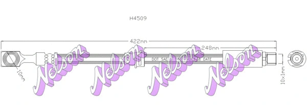 Brake Hose (H4509)