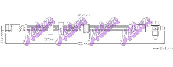 Brake Hose (H4846Q)